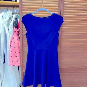 The limited size small blue dress